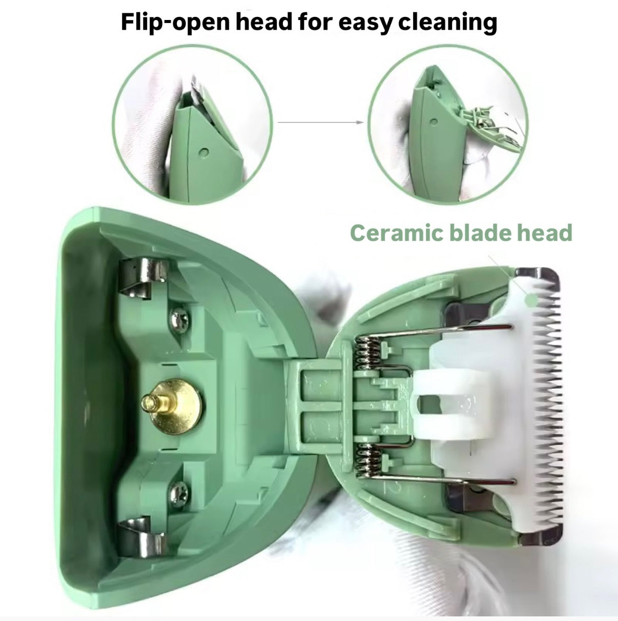 Ceramic blade shaving machine