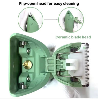 Ceramic blade shaving machine