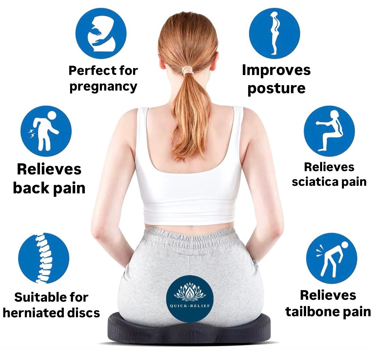 orthopeadic seat cushion