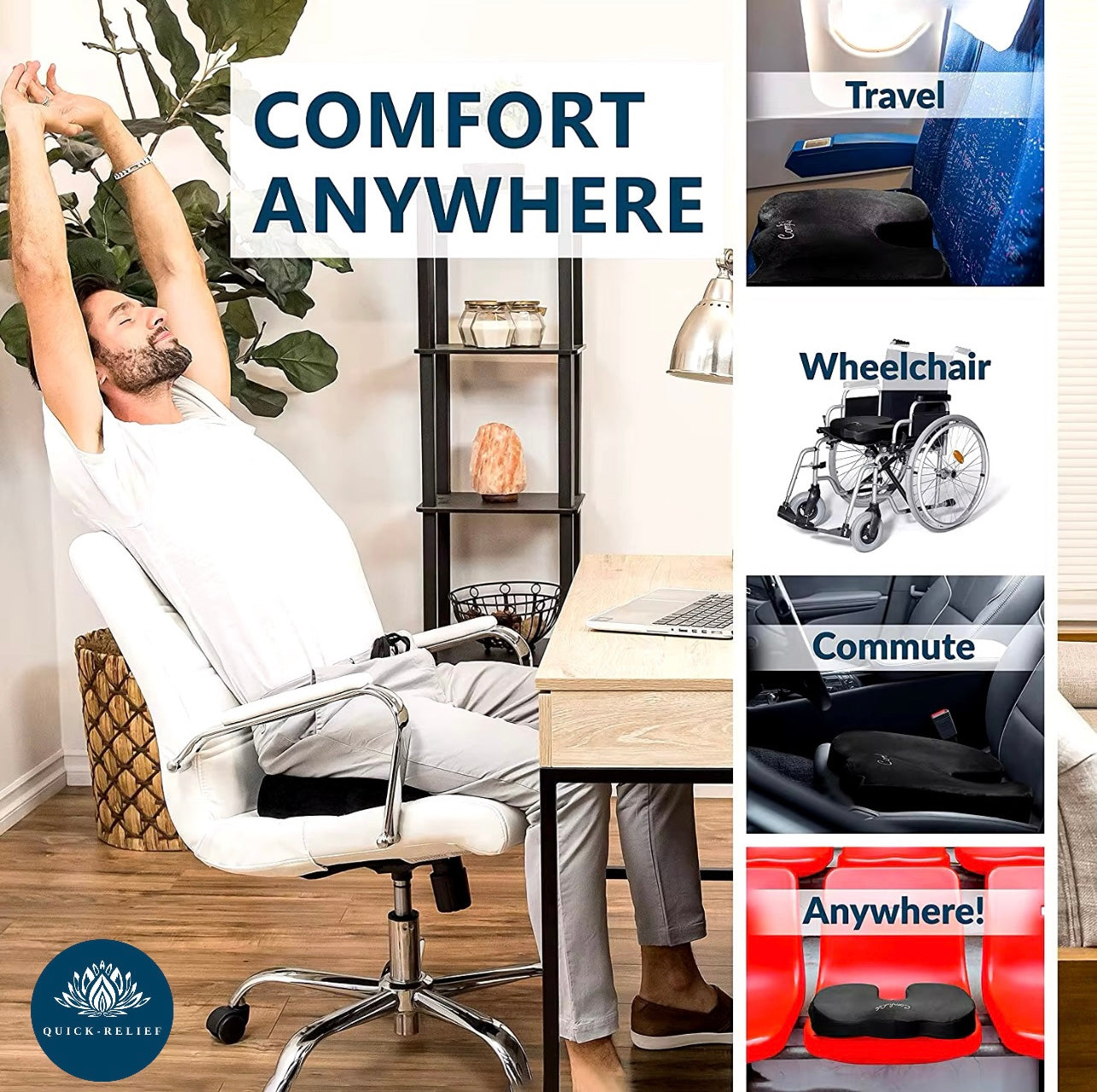 orthopeadic seat cushion