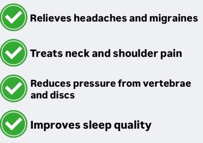 Neck and back massage pillow