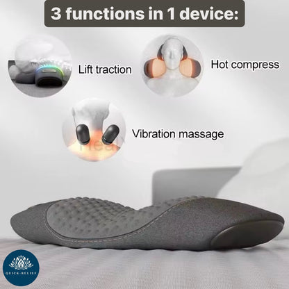 Neck and back massage pillow