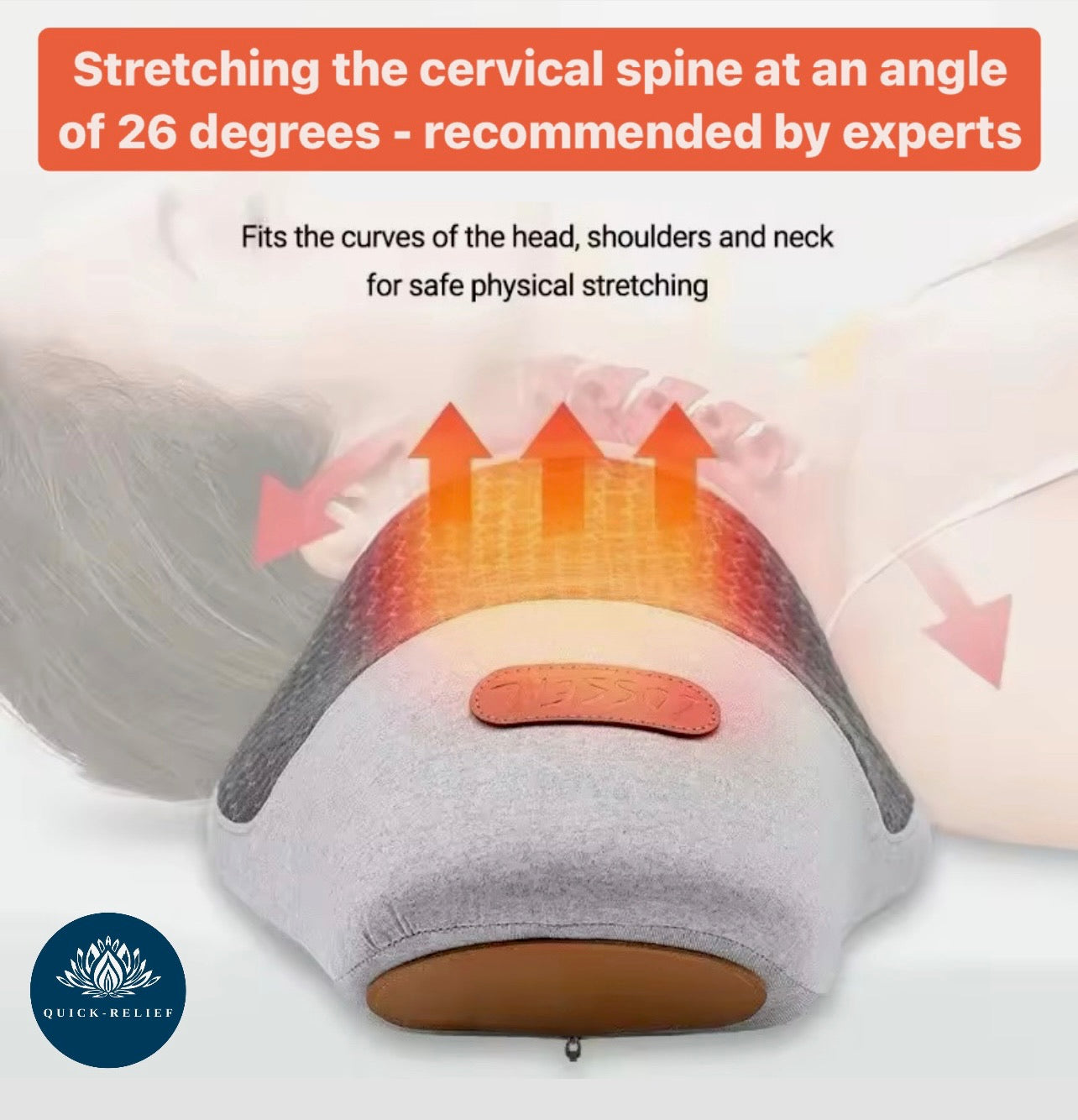 Neck and back massage pillow