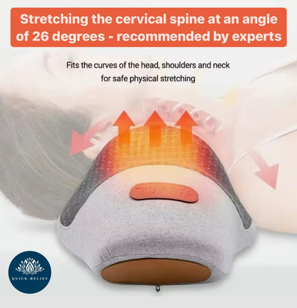 Neck and back massage pillow