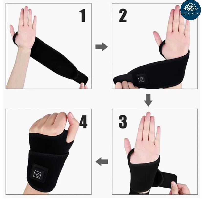 Heating elastic wrist band