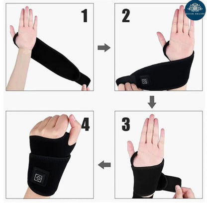 Heating elastic wrist band