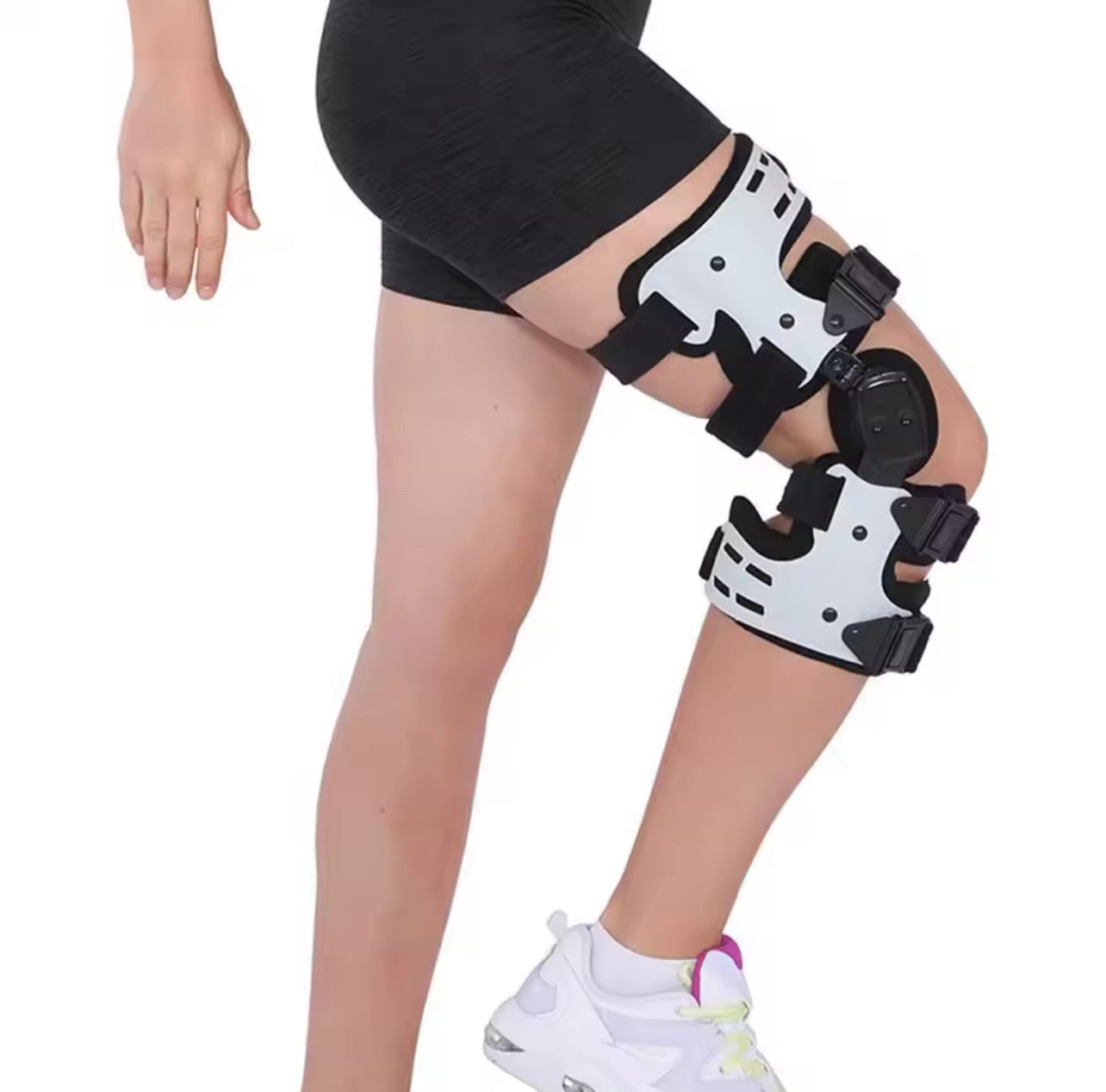 Knee stabilization brace