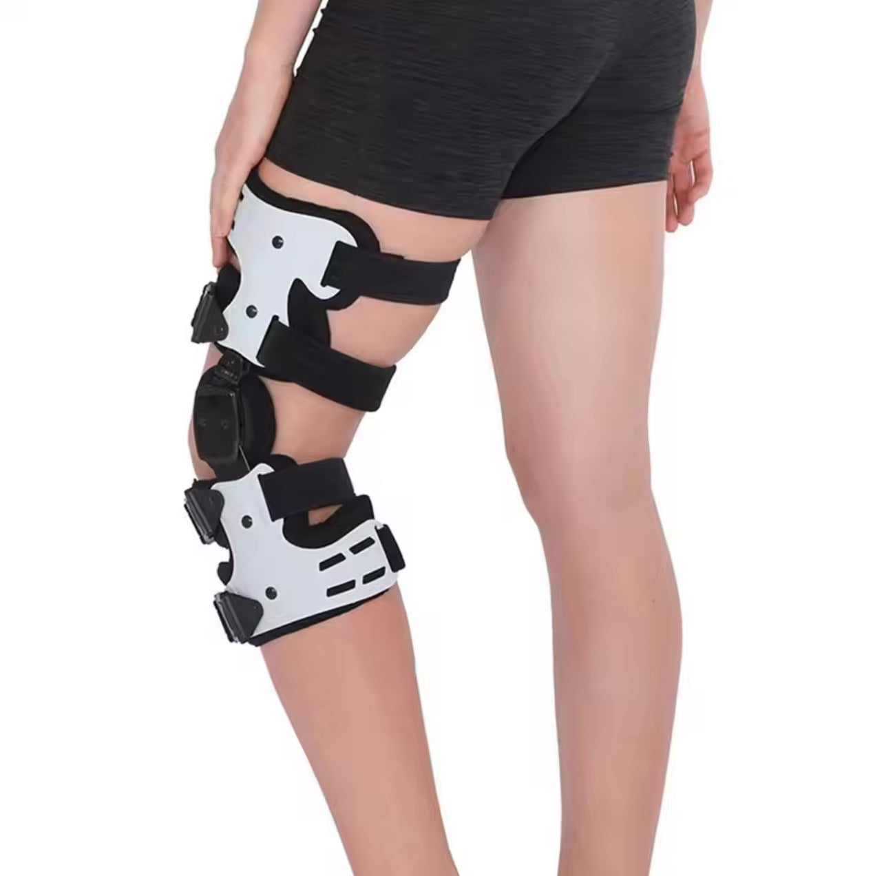 Knee stabilization brace
