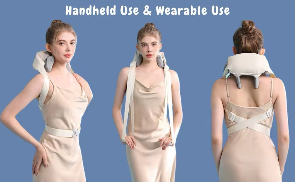 Shiatsu neck massager