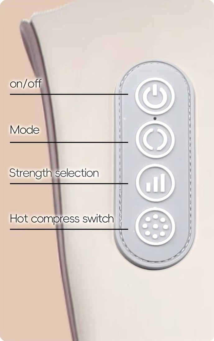 Shiatsu neck massager