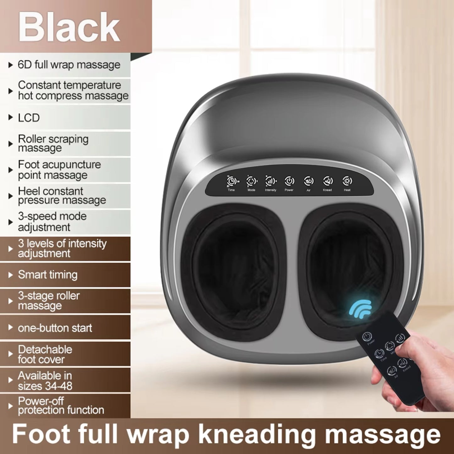Shiatsu foot massager