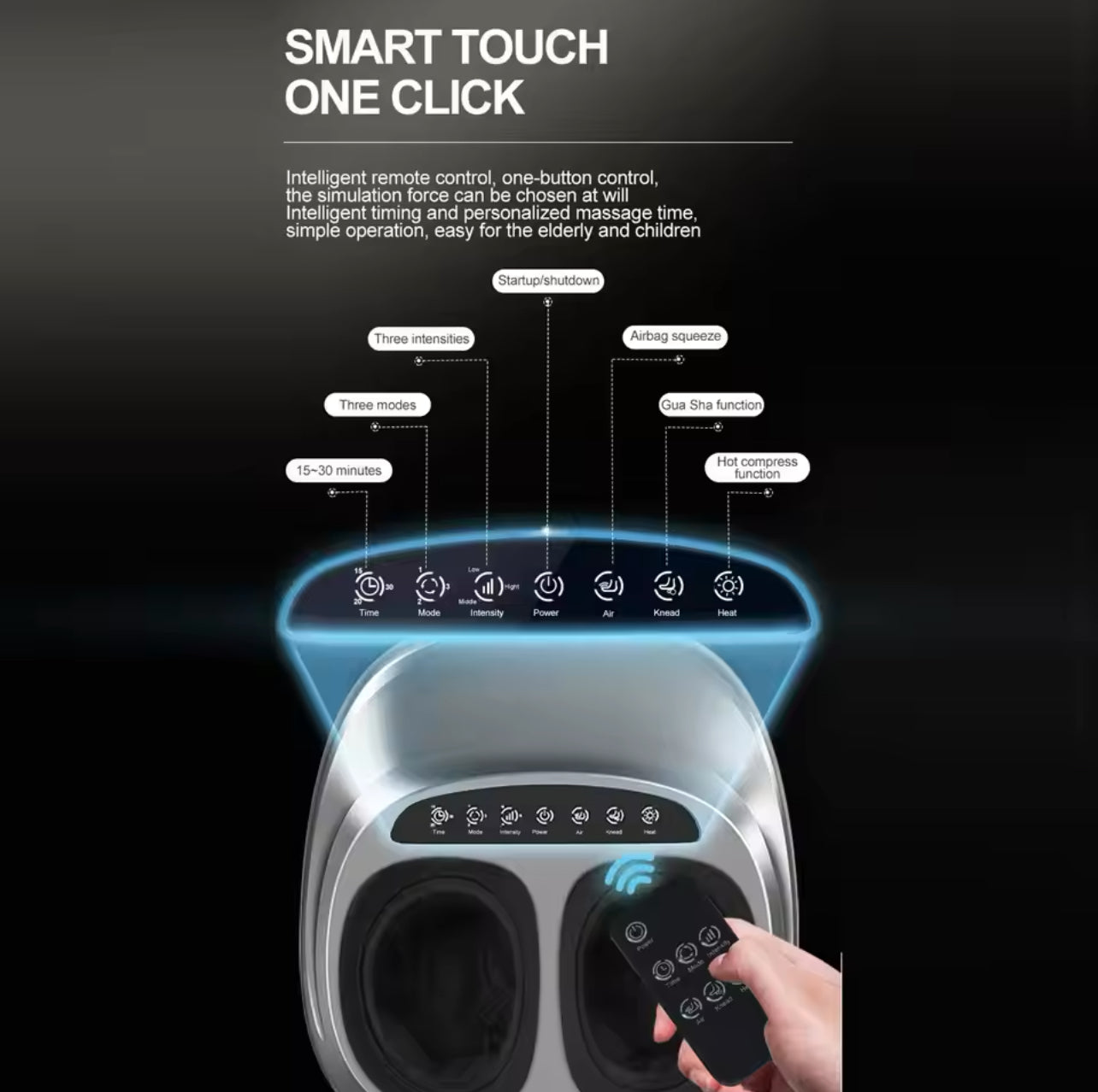 Shiatsu foot massager