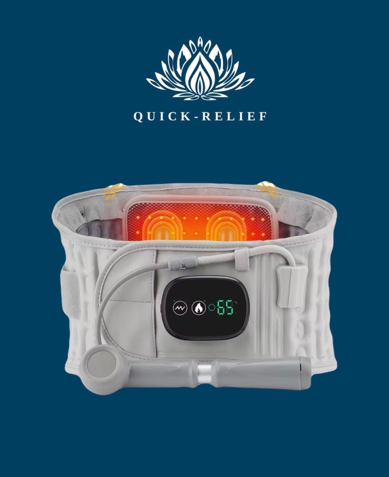 heating and masage with preasure belt